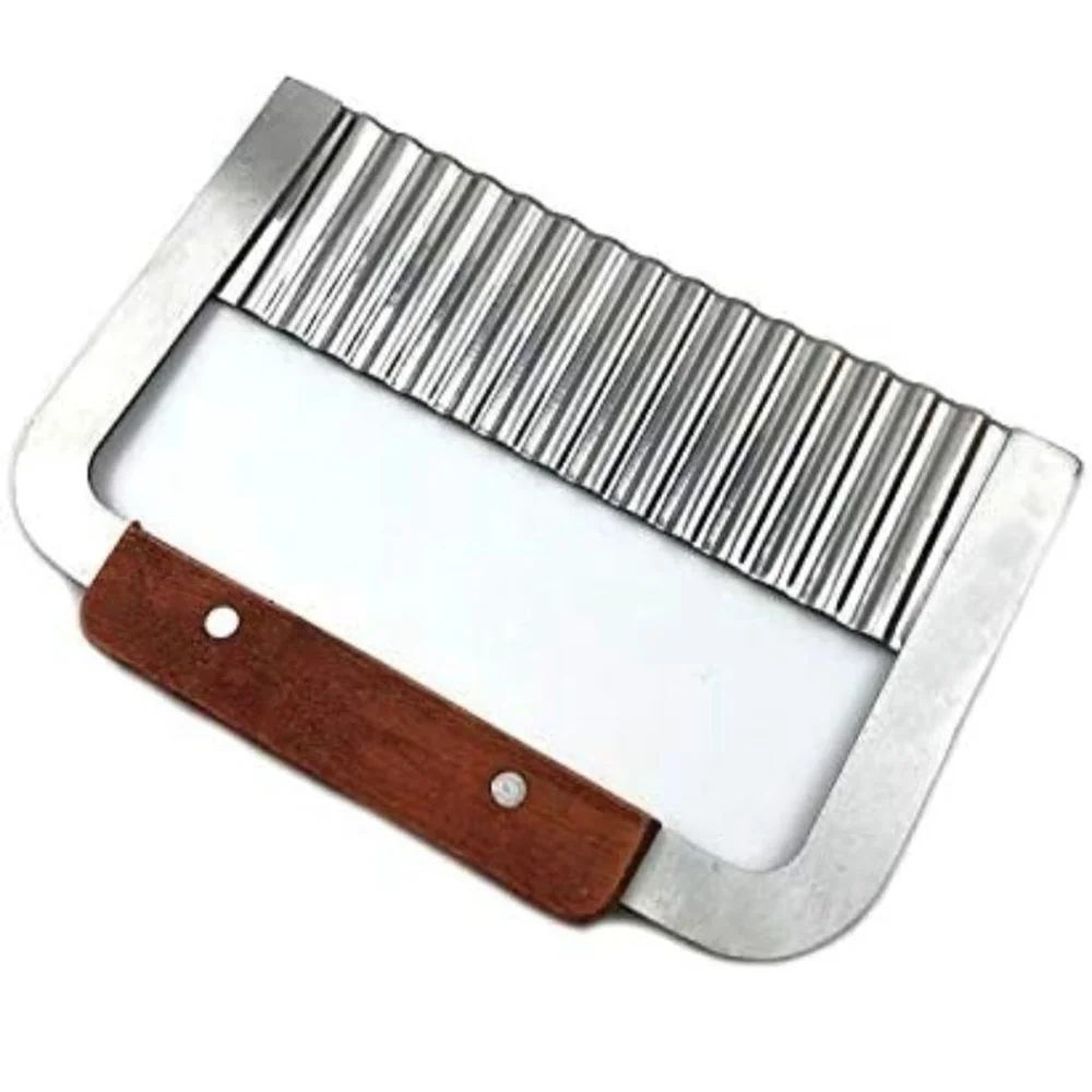 Super Leader‎ Crinkle Cutting Tool One Size Silver Brown